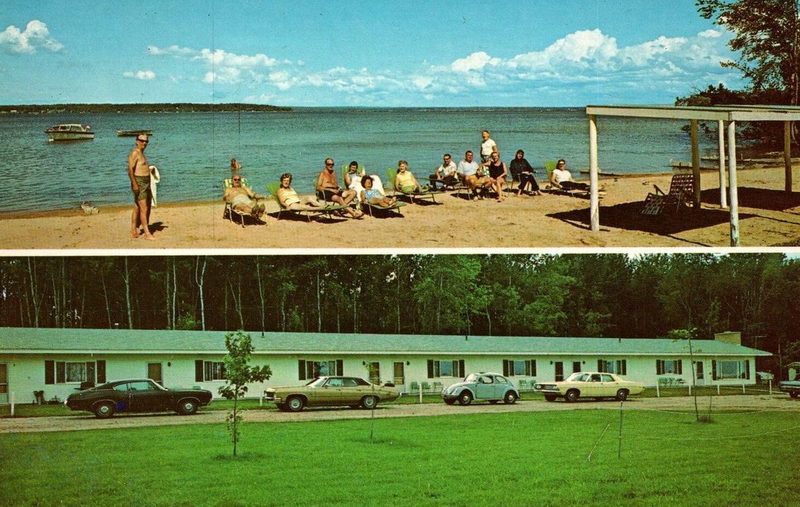 Tuesley Burt Lake Resort (Tuesleys Motel) - Postcard (newer photo)